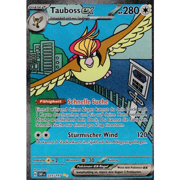 Tauboss-ex 225/197 Special Illustration Rare