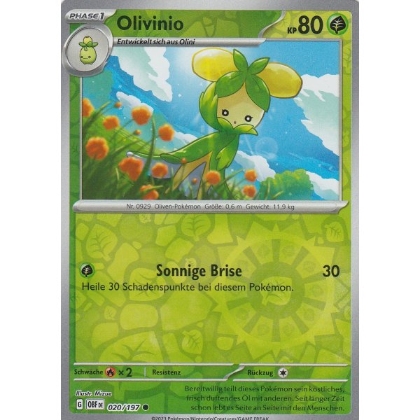 Olivinio 020/197 REVERSE HOLO