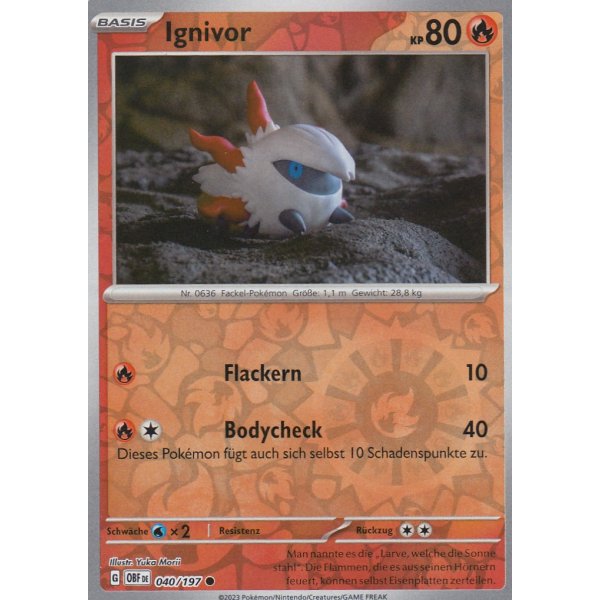 Ignivor 040/197 REVERSE HOLO