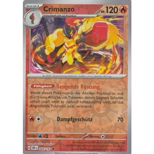 Crimanzo 044/197 REVERSE HOLO