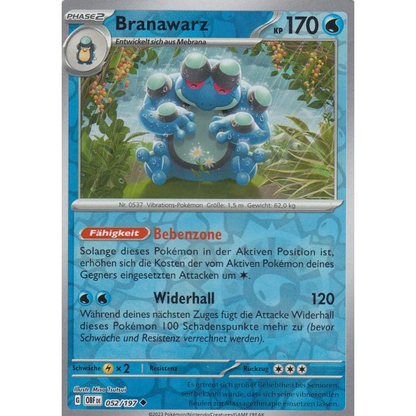 Branawarz 052/197 REVERSE HOLO