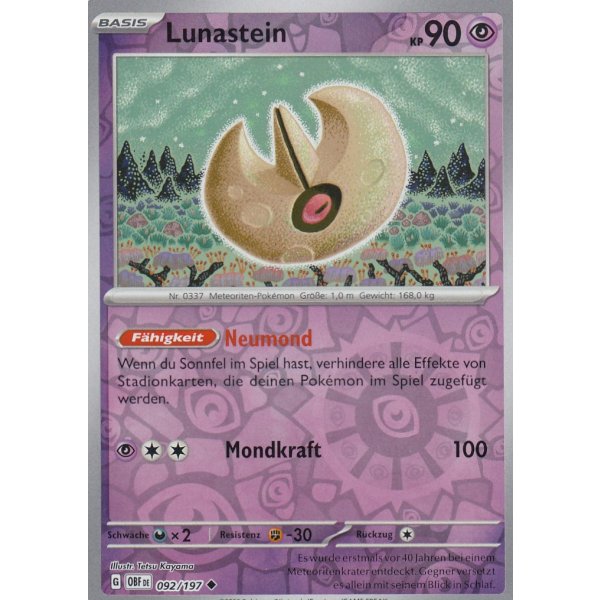 Lunastein 092/197 REVERSE HOLO