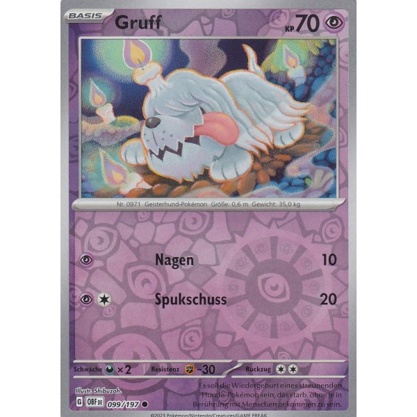 Gruff 099/197 REVERSE HOLO