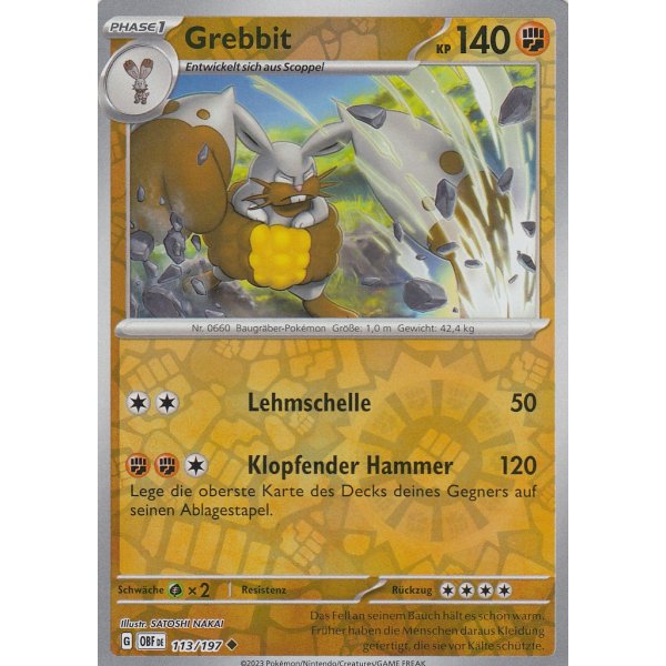 Grebbit 113/197 REVERSE HOLO