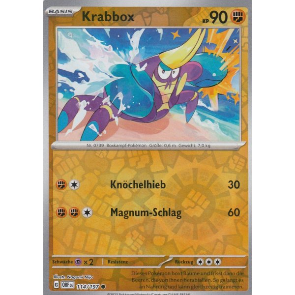 Krabbox 114/197 REVERSE HOLO