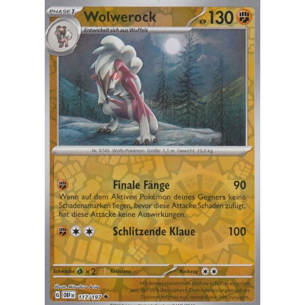 Wolwerock 117/197 REVERSE HOLO