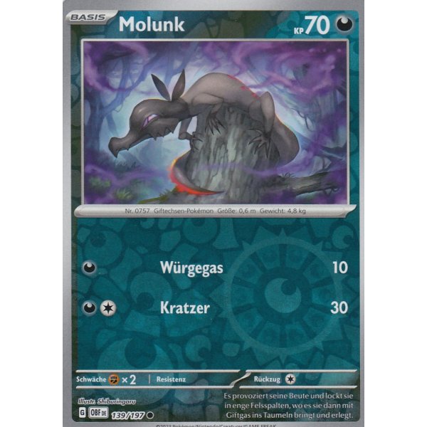 Molunk 139/197 REVERSE HOLO