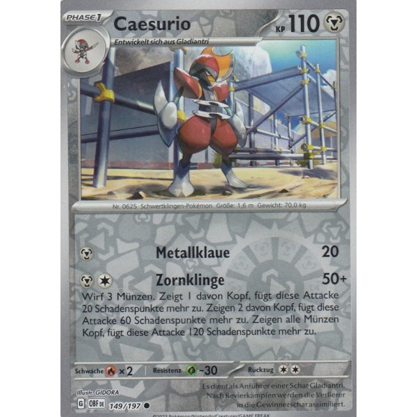 Caesurio 149/197 REVERSE HOLO