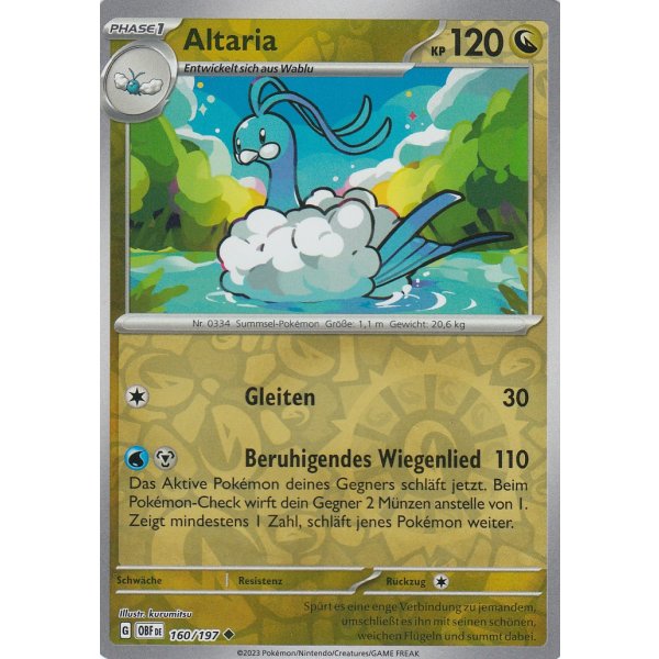 Altaria 160/197 REVERSE HOLO