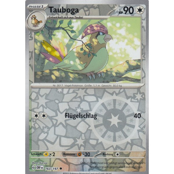 Tauboga 163/197 REVERSE HOLO