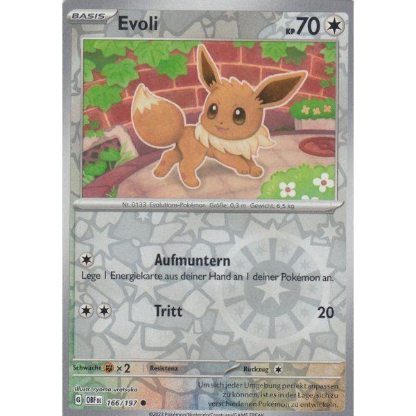 Evoli 166/197 REVERSE HOLO