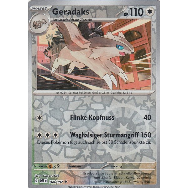 Geradaks 168/197 REVERSE HOLO