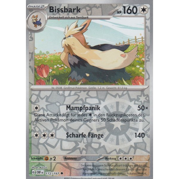 Bissbark 172/197 REVERSE HOLO