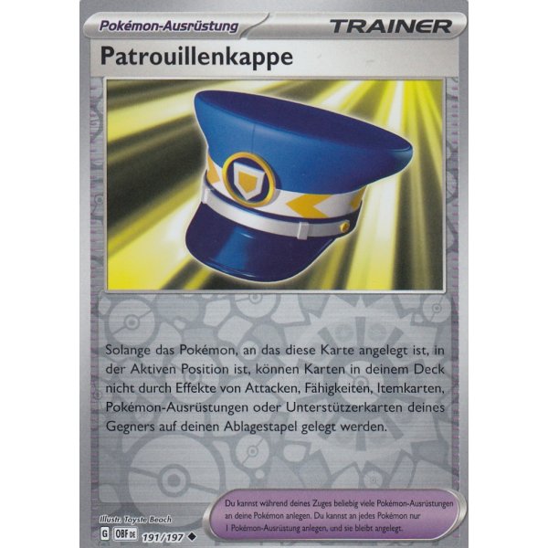 Patrouillenkappe 191/197 REVERSE HOLO