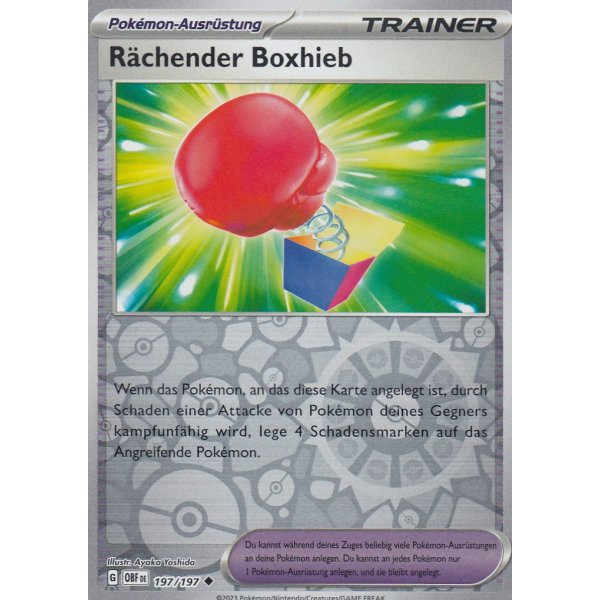 R&auml;chender Boxhieb 197/197 REVERSE HOLO