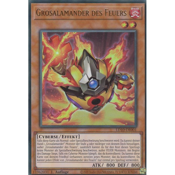 Grosalamander des Feuers LD10-DE001