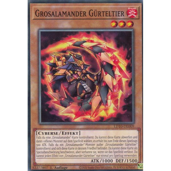 Grosalamander G&uuml;rteltier LD10-DE009