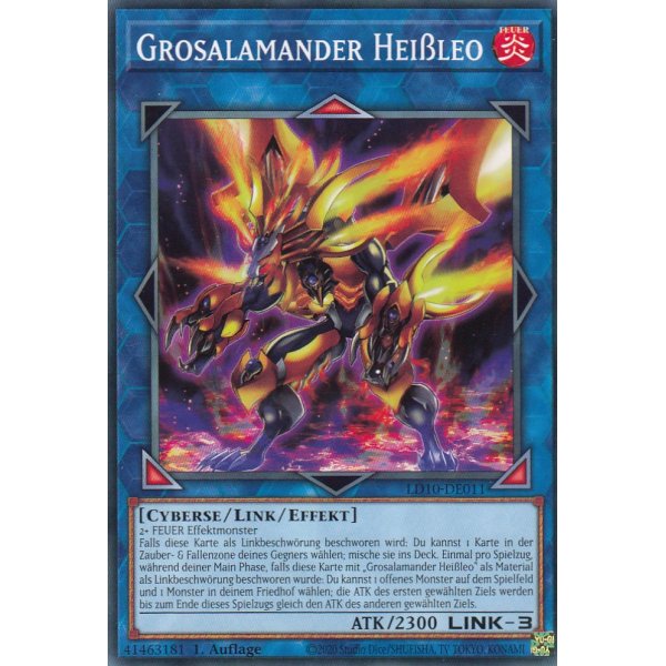 Grosalamander Hei&szlig;leo LD10-DE011