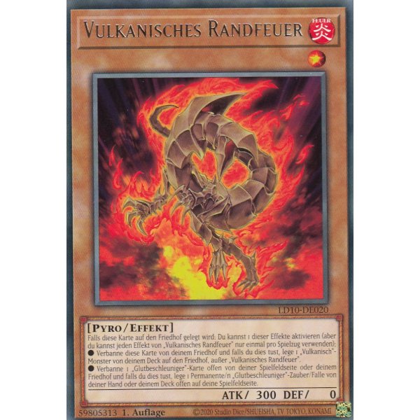 Vulkanisches Randfeuer LD10-DE020