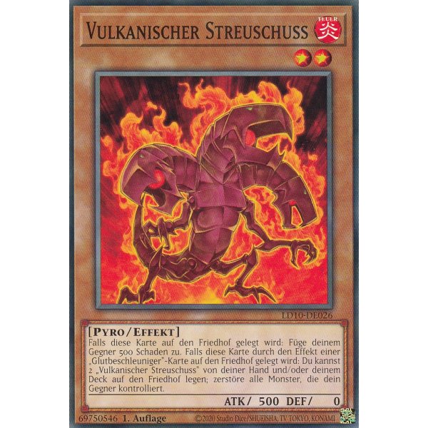 Vulkanischer Streuschuss LD10-DE026