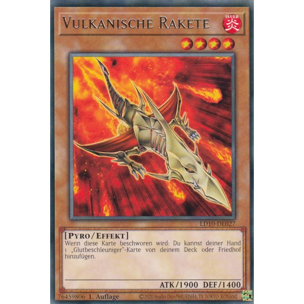 Vulkanische Rakete LD10-DE027