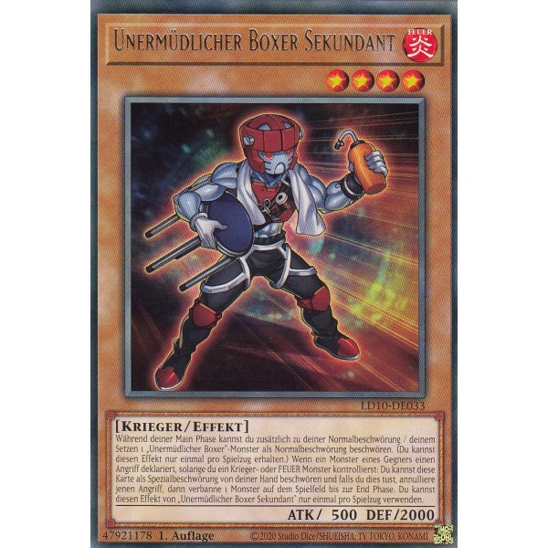 Unerm&uuml;dlicher Boxer Sekundant LD10-DE033