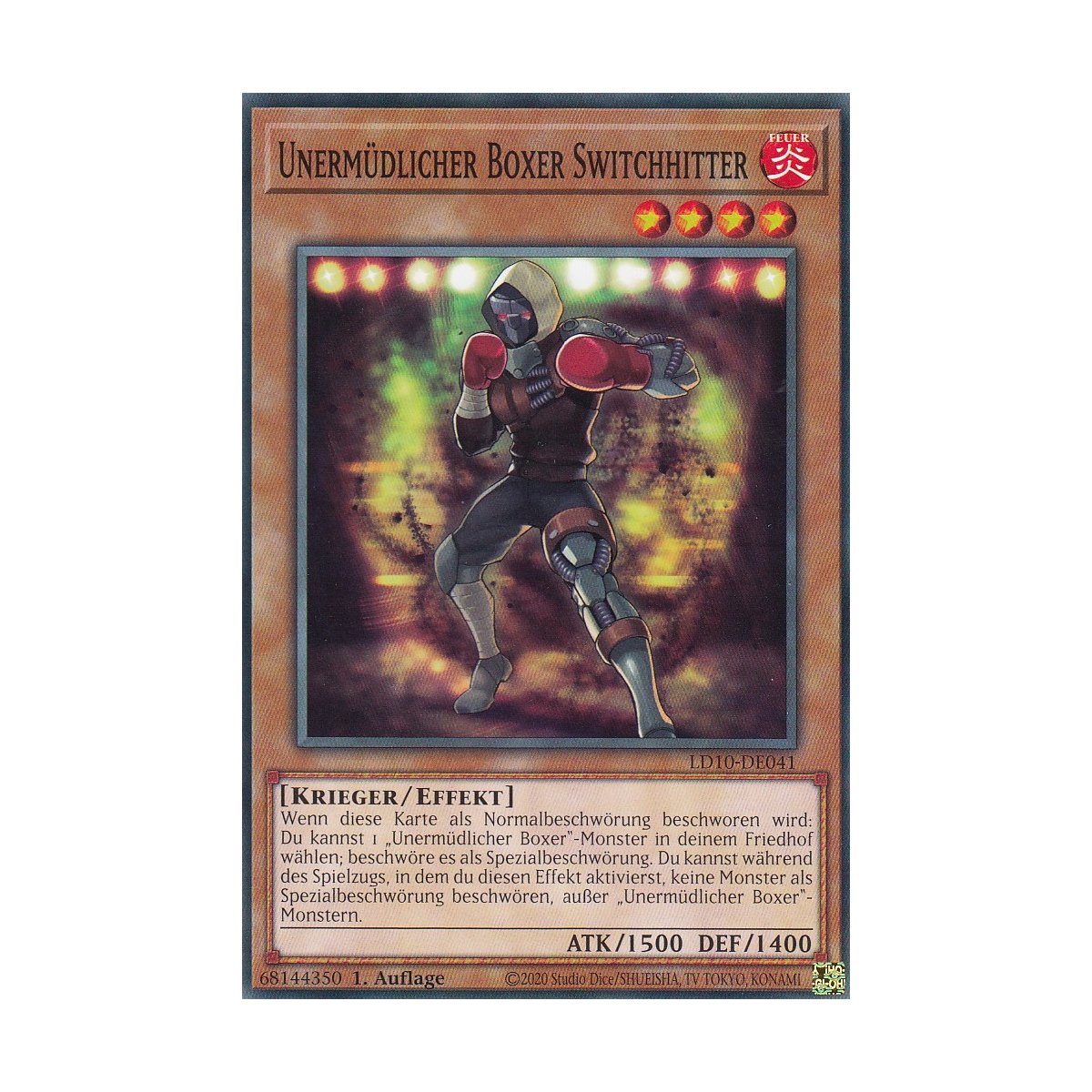 Unermüdlicher Boxer Switchhitter LD10-DE041 Legendary Duelists ...
