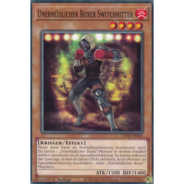Unerm&uuml;dlicher Boxer Switchhitter LD10-DE041