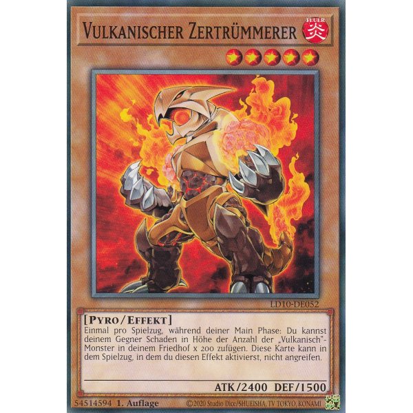 Vulkanischer Zertr&uuml;mmerer LD10-DE052