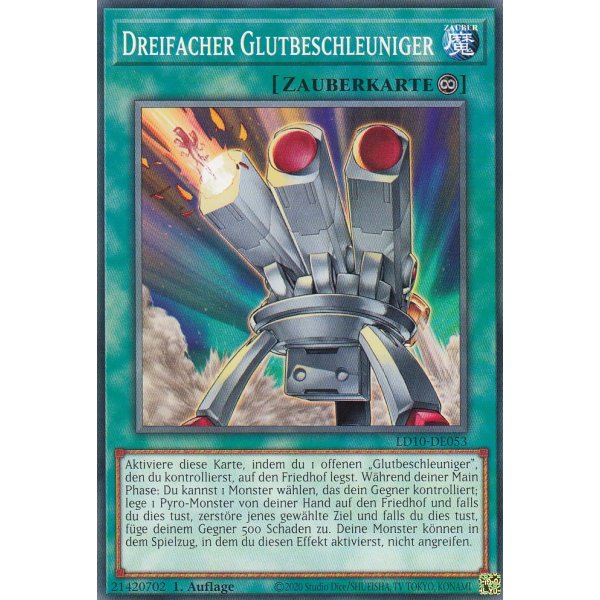Dreifacher Glutbeschleuniger LD10-DE053