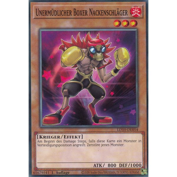 Unerm&uuml;dlicher Boxer Nackenschl&auml;ger LD10-DE054