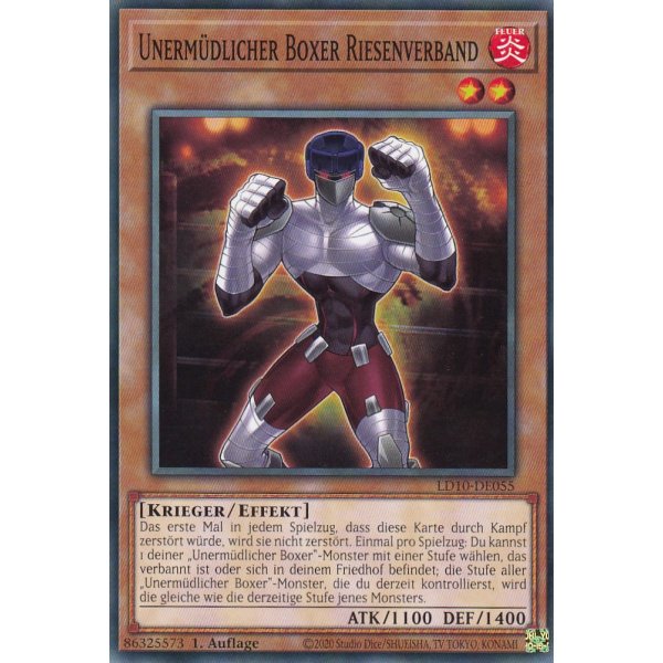 Unerm&uuml;dlicher Boxer Riesenverband LD10-DE055