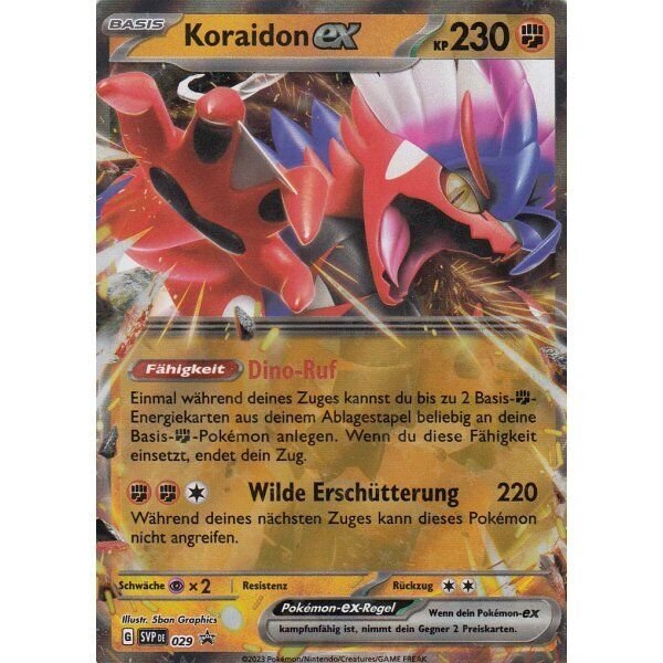 Koraidon ex SVP029