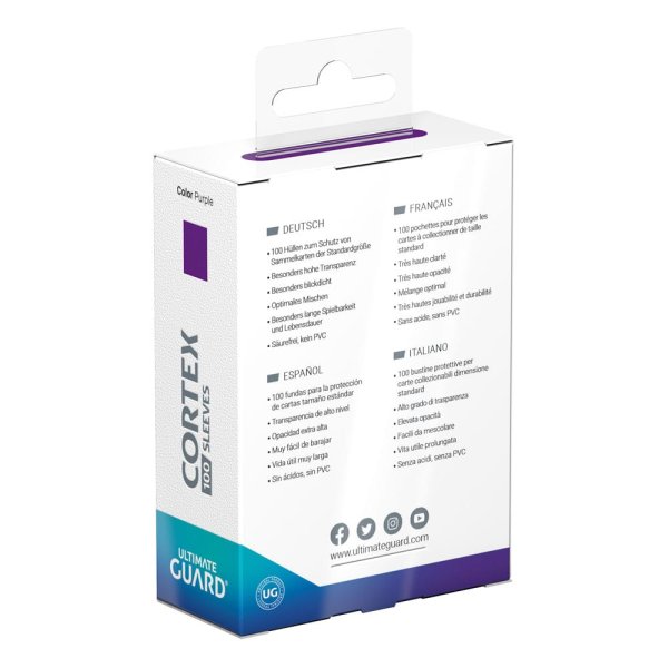 Ultimate Guard Cortex Sleeves Standardgr&ouml;&szlig;e Violett (100 H&uuml;llen)