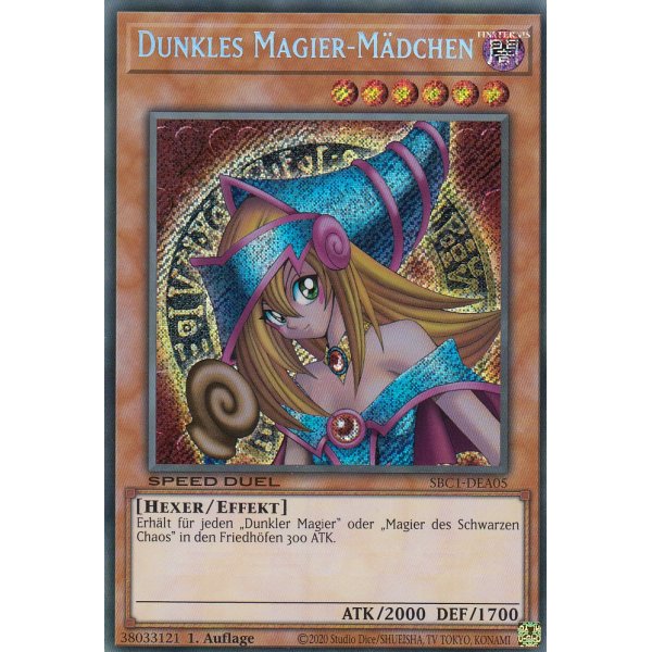 Dunkles Magier-M&auml;dchen (Secret Rare) SBC1-DEA05-Secret-Rare