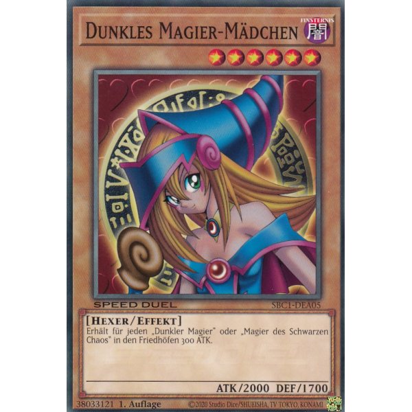Dunkles Magier-M&auml;dchen SBC1-DEA05