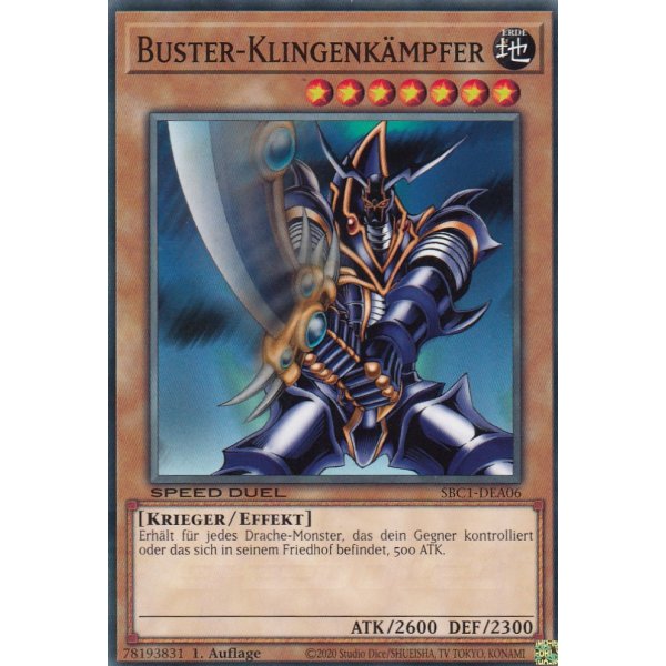 Buster-Klingenk&auml;mpfer SBC1-DEA06