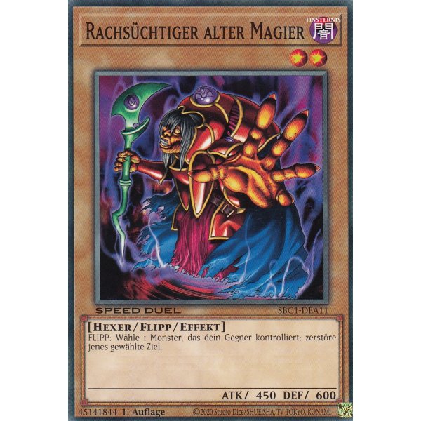 Rachs&uuml;chtiger alter Magier SBC1-DEA11