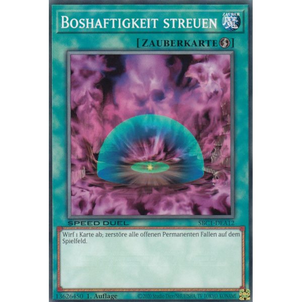 Boshaftigkeit Streuen SBC1-DEA12