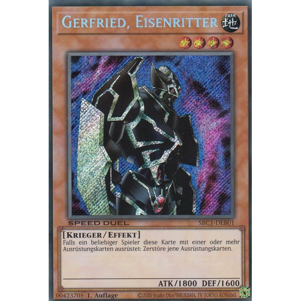 Gerfried, Eisenritter (Secret Rare) SBC1-DEB01-Secret-Rare