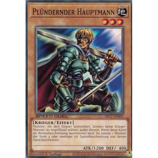 Pl&uuml;ndernder Hauptmann SBC1-DEB02