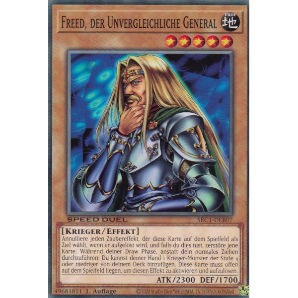 Freed, der Unvergleichliche General SBC1-DEB07