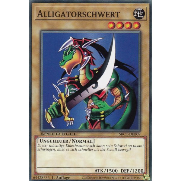 Alligatorschwert SBC1-DEB08