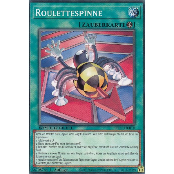 Roulettespinne SBC1-DEB10