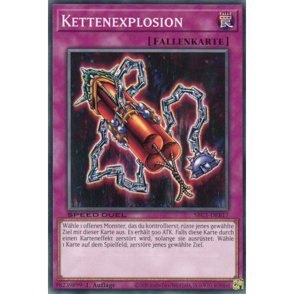 Kettenexplosion SBC1-DEB17
