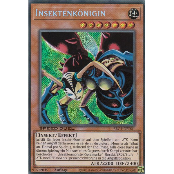 Insektenk&ouml;nigin (Secret Rare) SBC1-DED01-Secret-Rare
