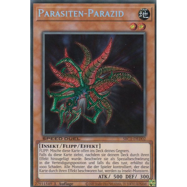 Parasiten-Parazid (Secret Rare) SBC1-DED02-Secret-Rare