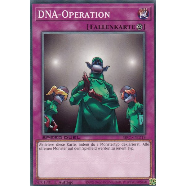 DNA-Operation SBC1-DED18