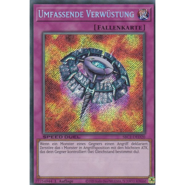 Umfassende Verw&uuml;stung (Secret Rare) SBC1-DED20-Secret-Rare
