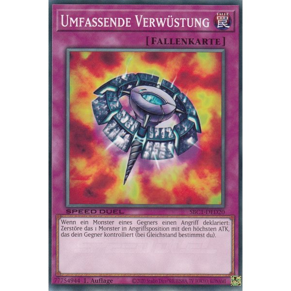 Umfassende Verw&uuml;stung SBC1-DED20